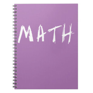 Espiral Caderno simples da MATEMÁTICA