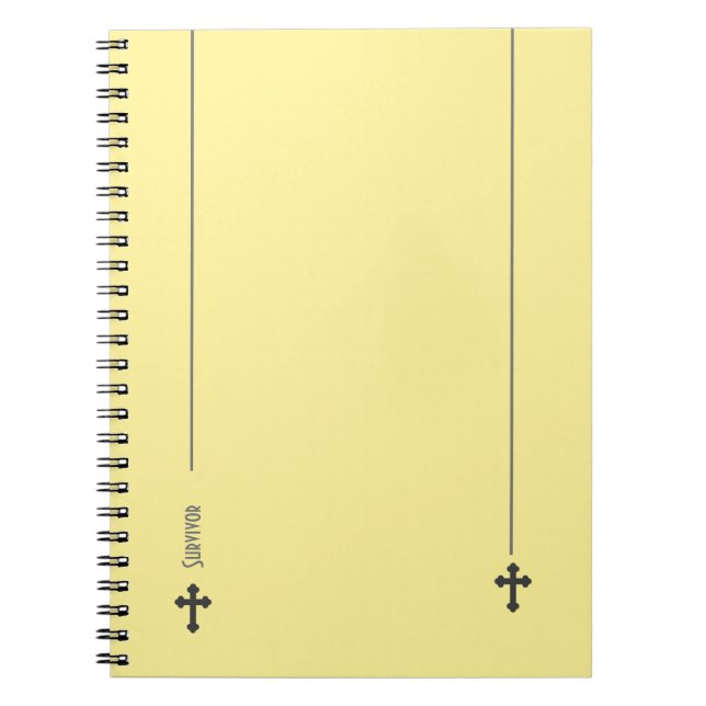 Espiral Caderno Stylish Survivor Cross (Frente)
