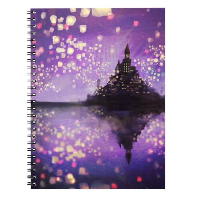 Espiral caderno tangled do castelo do filme (80 páginas (Frente)