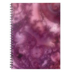 Espiral Caderno tingido em nó do caos
