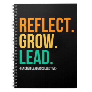 ESPIRAL CADERNO TLC REFLECT, GROW, LEAD