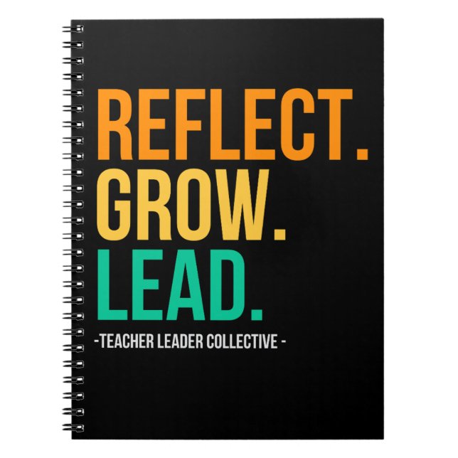 ESPIRAL CADERNO TLC REFLECT, GROW, LEAD (Frente)