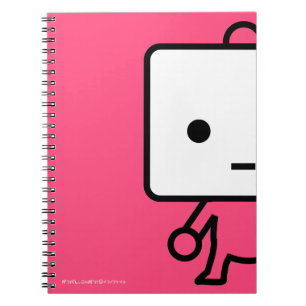 Espiral Caderno - Tofu - rosa