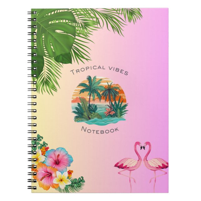 Espiral Caderno Tropical Vibes (Frente)