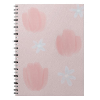 Espiral Caderno Tulipa Rosa