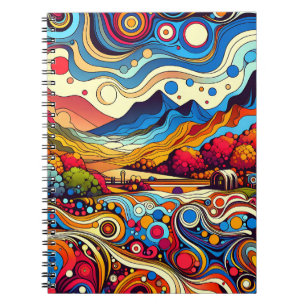 Espiral Caderno Vale Sinfonia de Cores