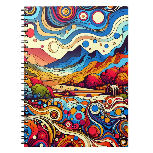 Espiral Caderno Vale Sinfonia de Cores (Frente)