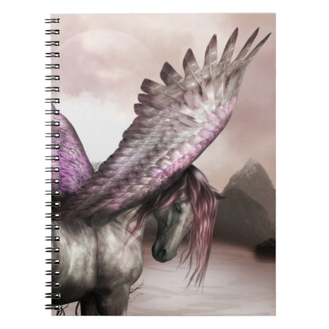 Espiral Caderno voado de Pegasus (Frente)