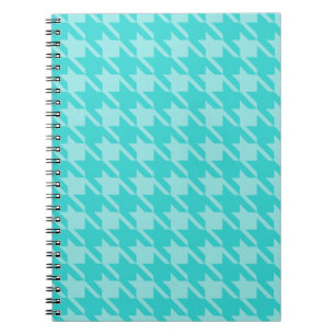 Espiral Caderno Xadrez Turquesa