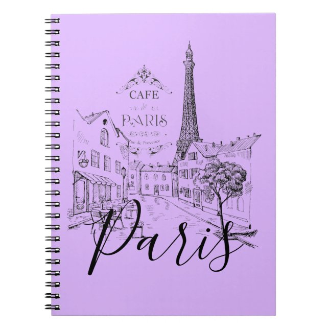 Espiral Cafe Paris   Caderno (Frente)