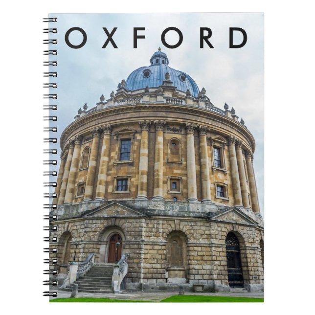 Espiral Câmera de Radcliffe, caderno de Oxford (Frente)