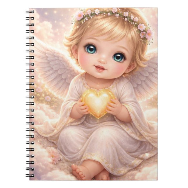 Espiral Capa de Caderno Estética Fofa (Frente)