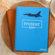 Capa Personalizada de Caderno de Estudante Piloto 