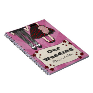 Espiral Casamento Rockabilly, caderno