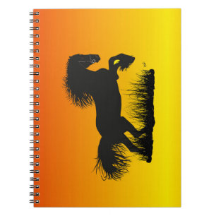 Espiral Cavalo selvagem caderno