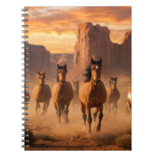 Espiral Cavalos Selvagens no Oeste - Diário ou Caderno