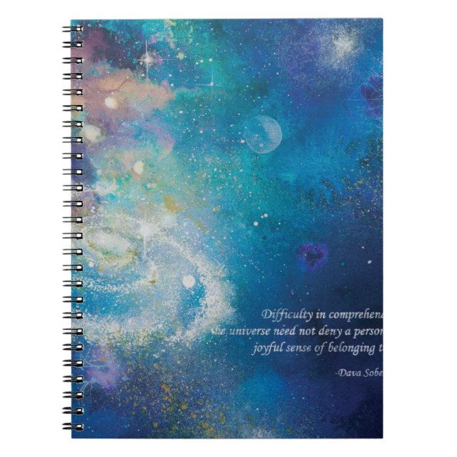 Espiral Compreendendo o caderno do universo (Frente)