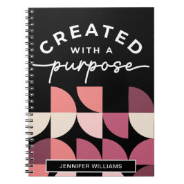 Espiral Criado com um caderno cristão