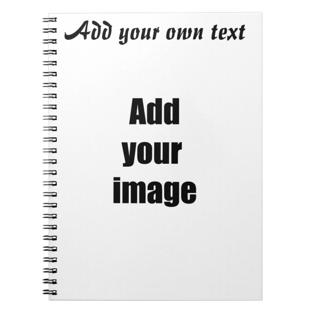 Espiral Criar seu próprio caderno (Frente)