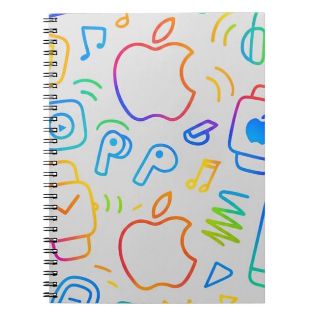 Espiral Crie Seu Próprio Caderno Personalizado Simples e T (Frente)