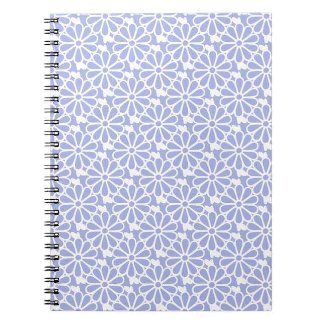 Espiral Daisy Chain - Caderno (Periwinkle) (Frente)