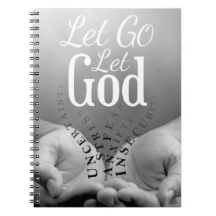 Espiral Deixado vá deixe o caderno do deus