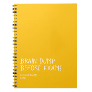 Espiral Despejo Cerebral Antes dos Exames – Caderno Divert