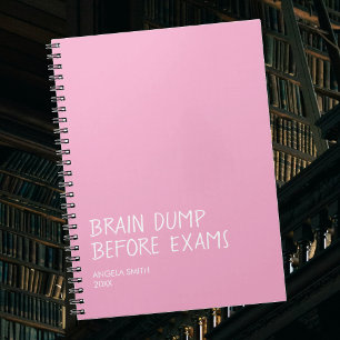 Espiral Despejo Cerebral Antes dos Exames – Caderno Divert