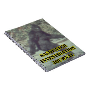 Espiral Diário da investigação de Sasquatch - caderno d