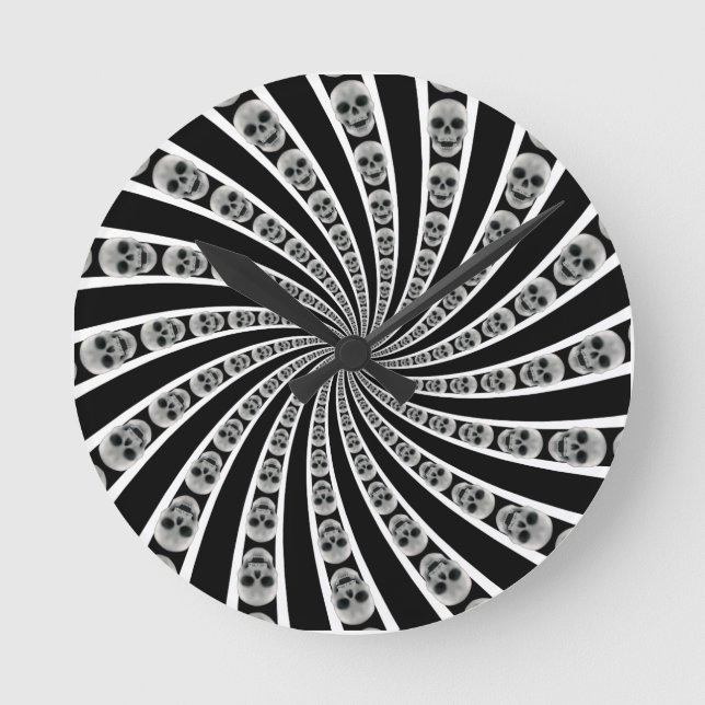 Espiral do crânio: Relógio de Parede (Frente)