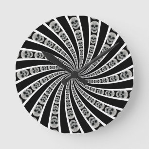 Espiral do crânio: Relógio de Parede