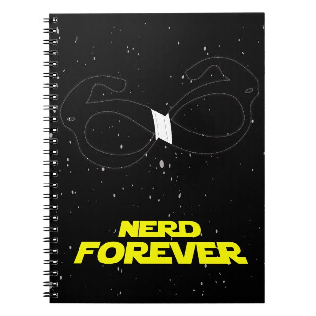 Espiral do nerd caderno para sempre (Frente)