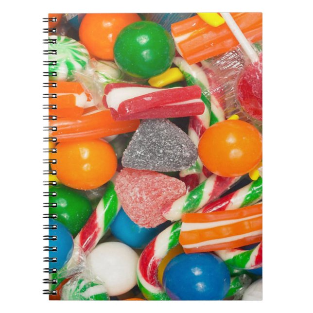 Espiral Doces misturados - caderno (Frente)