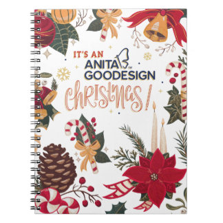Espiral É um caderno do Natal de Anita Goodesign!