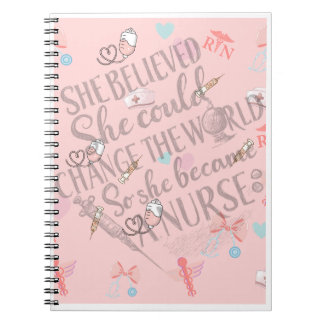 Espiral Ela Acreditava que Poderia -- Caderno Pastel RN