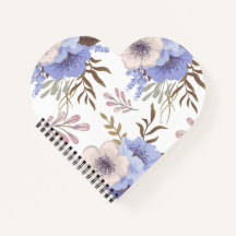 Espiral em Forma de Coração Personalizada da Flor