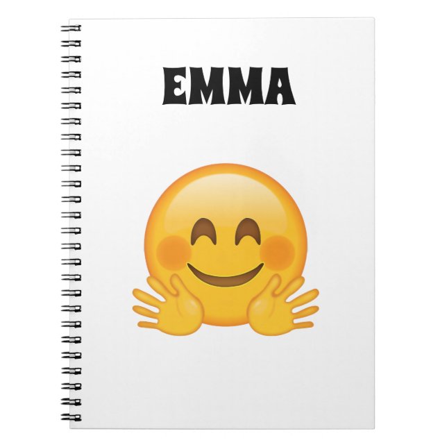 Espiral Emma- Caderno Personalizado de Emoji  (Frente)