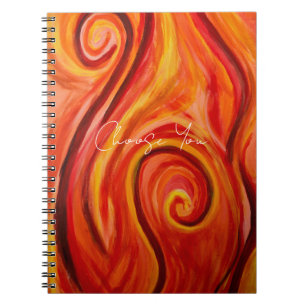 Espiral Escolha Seu Caderno - Arte Original de Virginia Ro