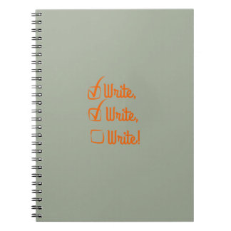 Espiral Escreva, escreva, escreva! Caderno