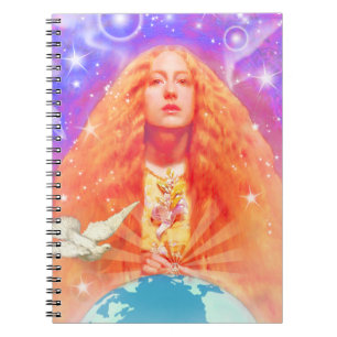 Espiral Espírito do caderno da paz