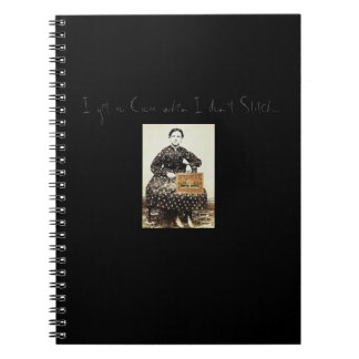 Espiral "Eu obtenho tão transversal." caderno da fazenda