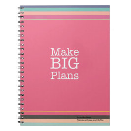 Espiral Faça o caderno grande dos planos