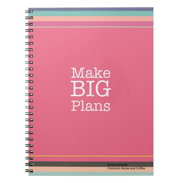 Espiral Faça o caderno grande dos planos (Frente)
