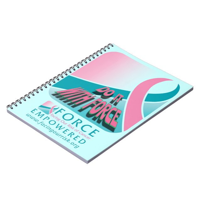 Espiral FAÇA-O COM caderno da FORÇA (Left Side)