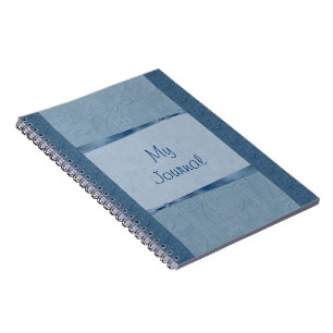 Espiral Fitas azuis e caderno do Diário das pérolas