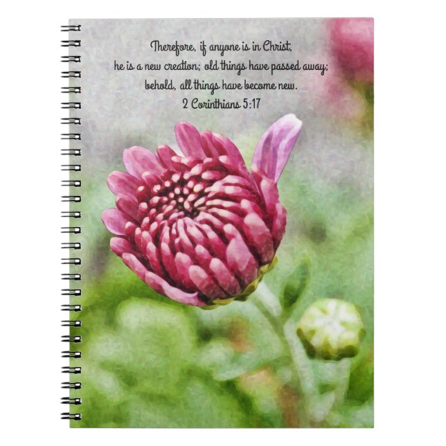 Espiral Flores da Fé: Caderno de Oração para a Nova Mamãe (Frente)