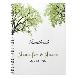 Espiral Guestbook das árvores 2 do primavera - caderno -