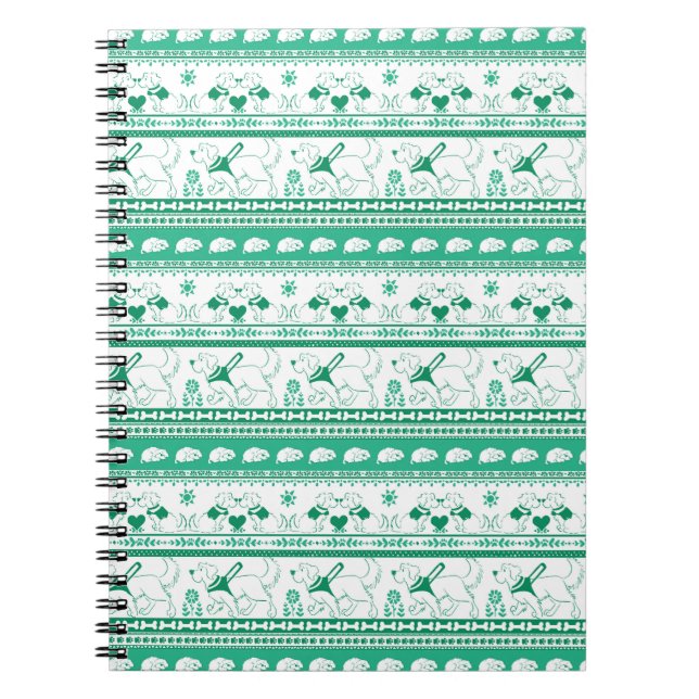 Espiral Guia do Caderno Simples do Retriever Dourado (Frente)