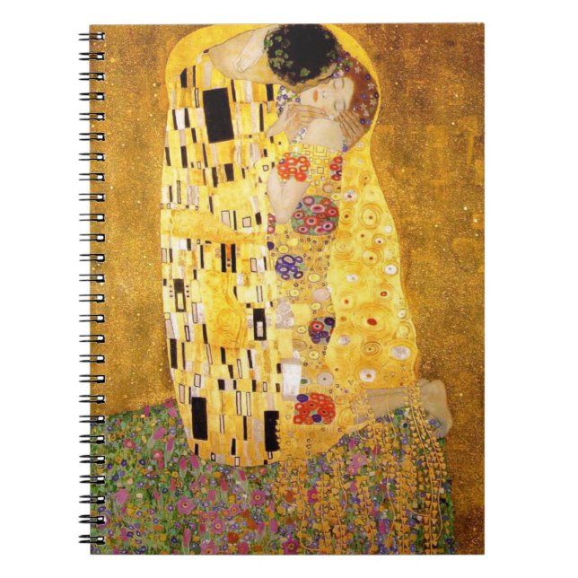 Espiral Gustavo Klimt o caderno do beijo (Frente)