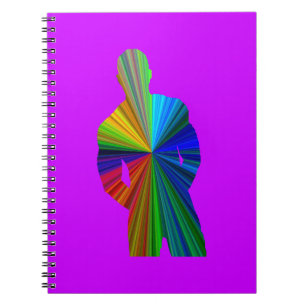 Espiral Homem que levanta o caderno
